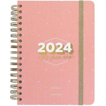 Agenda Mr. Wonderful 2024 Diaria Mi Gran Año - Tamaño 15x21 cm