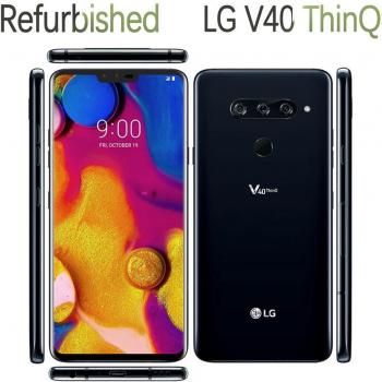 Teléfono móvil LG V40 ThinQ original restaurado de 6,4 pulgadas, 6 GB de RAM y 64/128 GB de almacenamiento