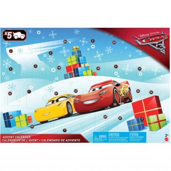 Calendario de Adviento Cars 3 - Disney Pixar con sorpresas y juguetes