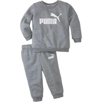 Chándal Puma Minicats Essentials Crew Jogger Niño Gris