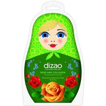 Dizao Rose and Collagen Clarifying Bubble Facial Mask
