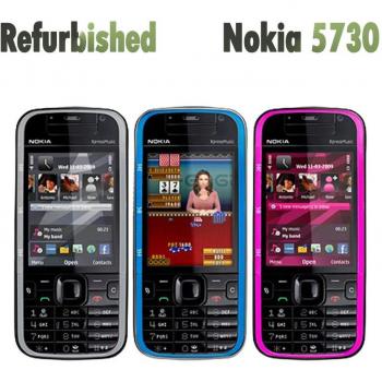 Teléfono Móvil Reacondicionado Nokia 5730 XpressMusic Original 90% Nuevo Color Rojo