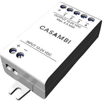 Casambi 4-Channel Bluetooth PWM Dimmer Module for RGBW LED Strips