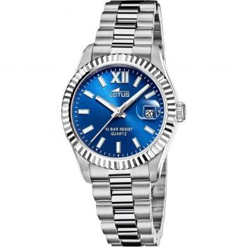 Reloj Lotus 18930/5 Freedom Unisex de Acero Plateado con Esfera Azul