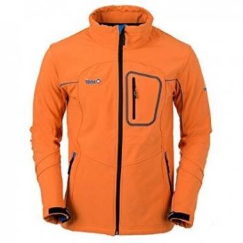 Izas Mogen Chaqueta Softshell, Hombre, Naranja/Negro, L