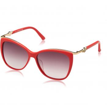 Swarovski Women's Sunglasses SK0104 66F-57-14-140 Bright Red/Brown Gradient
