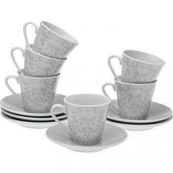 Set de 6 tazas de café Versa Damasco