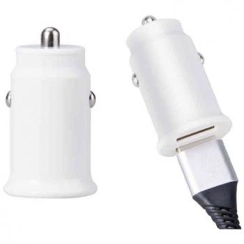 Cargador de Coche AVANT 2USB 2Amp Blanco - Carga Rápida