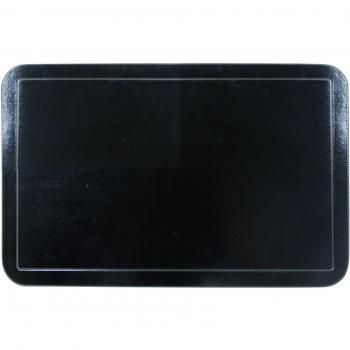 Quid retorcidas 2211022 juego de 6 manteles individuales 43 x 28 cm de plástico negro
