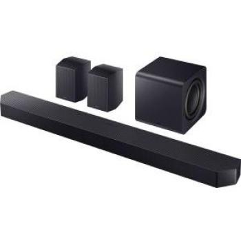 Barra de sonido Samsung Q-Series HW-Q995F 2025 Dolby Atmos 11.1.4Ch Bluetooth Wi-Fi Subwoofer inalámbrico Titanio