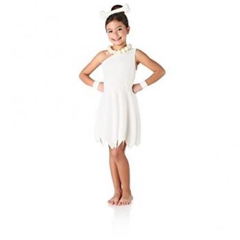 Disfraz de Cavernícola Elegante Blanco para Niña 3-4 años
