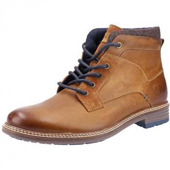 Hush Puppies Joel Camel Leather Men's Fashion Boots