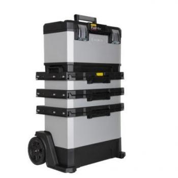 Caja de herramientas con ruedas 6 en 1 Set completo con maletín, contenedor y organizador