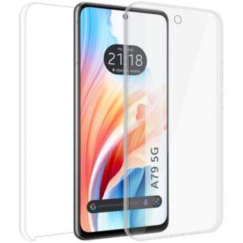 Funda Doble Transparente Full Body 360 para Oppo A79 5G