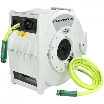 FLEXZILLA L8340FZ Retractable Water Hose Reel with Levelwind Technology 1/2 INCH x 70 ft