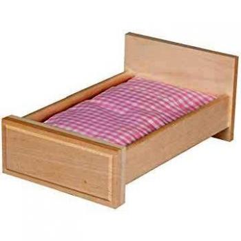 Rülke Holzspielzeug 22265 - Cama con Almohada para casa de muñecas