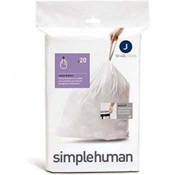 Simplehuman - 20 Bolsas de basura K 30-45 J Simple Human