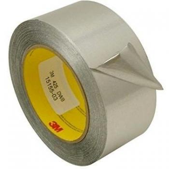 3M Scotch 425 Cinta de papel de aluminio [2.8 mil resistente a las llamas/sin revestimi: 2 in. x 60 yds.