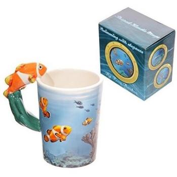 Puckator Tropical Fish Novedad Taza Set for Two