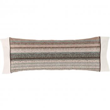 Naf Naf Maison Funda de Almohada 100% Algodón 144 Hilos Marfil 45x155 cm