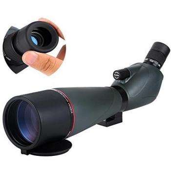 Eyeskey en ángulo 20 - 60 x 70 resistente al agua Zoom - telescopio con trípode para la observación de aves