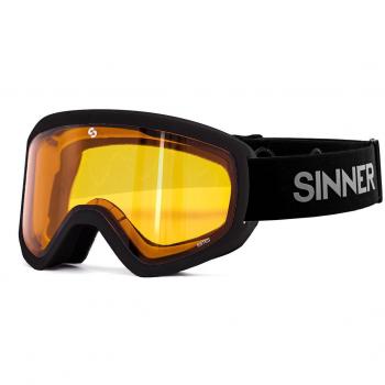 Sinner Estes SIGO-192 10-01 Standard Lentes de Sol Para Hombre Negros y Máscara Esquí Estes