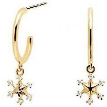 Pendientes VAQUERO P D PAOLA AR01-203-U Mujer plata en dorado circonita.