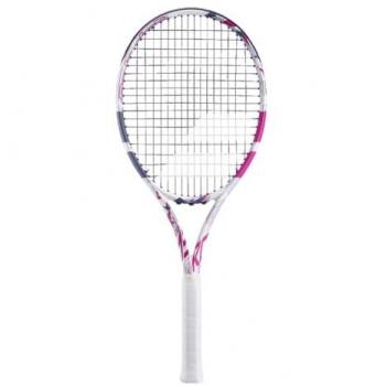 Raqueta de Tenis Babolat Evo Aero Lite Rosa 2023 - Sin Encordar, Peso 260g, Tamaño L1