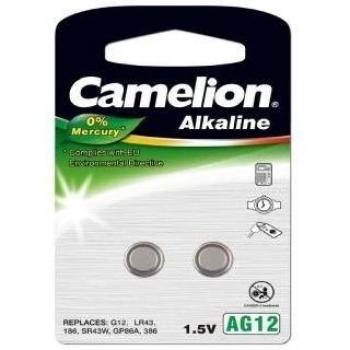 Pila Botón Alcalina LR43 1.5V 0% Mercurio