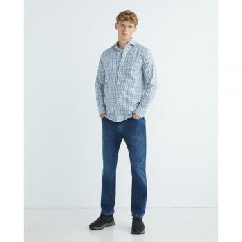 Camisa de hombre casual Mirto cuadros manga larga