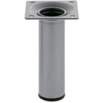 Pata para mesa redonda modelo 4 acero plata ø 30 x 100 mm