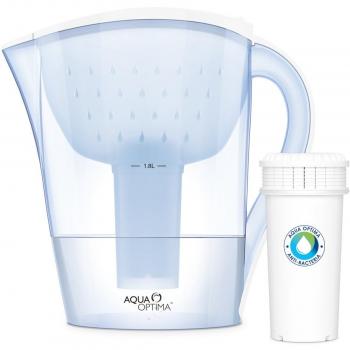 Aqua Optima Sirona - Jarra de agua con filtro antibacteriano intercambiable