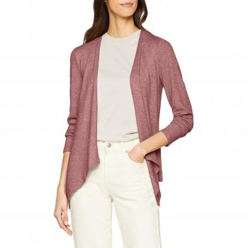 Only Onlashley L/s Cardigan Jrs, Chaqueta Punto para Mujer, Rojo