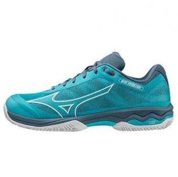 Mizuno Wave Exceed Light CC Zapatillas de tenis para Hombre, Azul (Maui Blue/White/China Blue), 45 EU