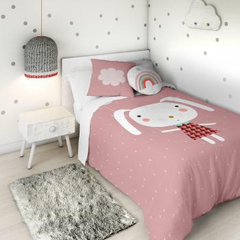 HACIENDO EL INDIO Funda Nórdica Rabbit & Cloud Cama 90 cm