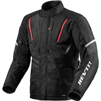 Chaqueta de Moto de Hombre Revit Move H2O - Chaqueta textil para motocicleta - Color Negro - Talla S