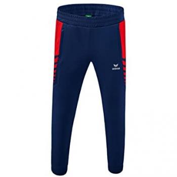 Erima Six Wings Worker Pants - Men's and Kids' Jogging Suit in Navy/Red