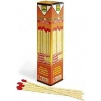 Cerillas largas 20cm 23112450pz de fuego net caja de 36 unidades