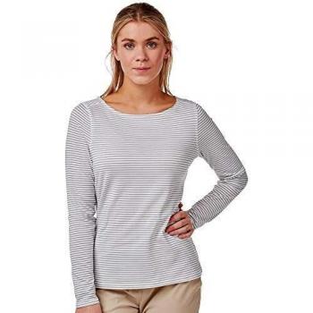 Craghoppers NL Erin LS Top Camisa Henley, Sftgreymlstr, 24 para Mujer