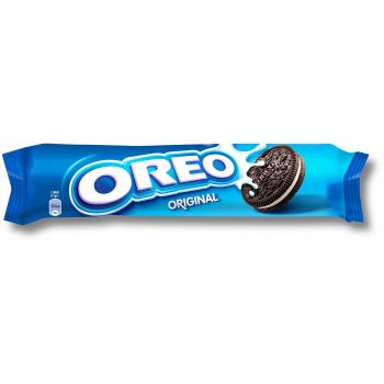 Oreo - Galleta de cacao rellenas de crema sabor vainilla, 154 g - [pack de 4]