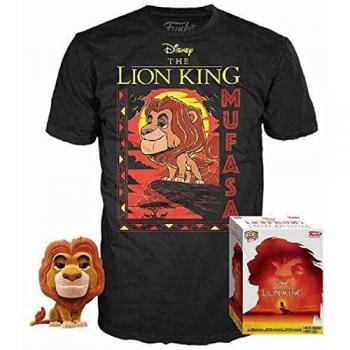 Funko Pop Mufasa + Camiseta de Manga Corta XL El Rey León