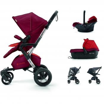 Concord T.S.Neo Air-Sleeper - Silla y capazo, grupo 0+, color flaming red