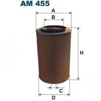 Filtro de aire FILTRON AM 455 - Filtro de aire para vehículos, compatible con diversas marcas y modelos, diseñado para proporcionar una excelente filtración del aire en el motor, mejorar la eficiencia del combustible y mantener un rendimiento óptimo d