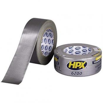 HPX cg5025 6200 - Cinta adhesiva de lona, Plateado, CS5025