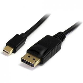 Cable Mini DisplayPort 0,5 metros Negro de Alta Calidad con Conector DP a Mini DP