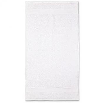 Toalla de lavabo 100% algodón blanca 50x90 cm WELLHOME