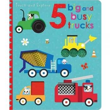 Libro Toca y Explora 5 Grandes y Ocupados Camiones