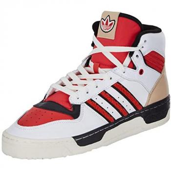 Adidas Rivalry Hi High Basketball Sneakers - Men's Cloud Red Black, Size 9 US