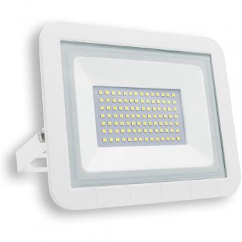 Proyector LED plano blanco mate IP65 50W fría
