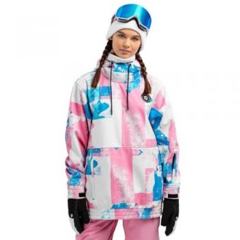 Chaqueta de esquí y snowboard Siroko W1 Holi Rosa Chicle Mujer